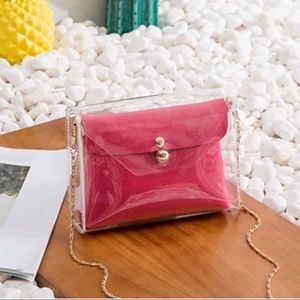 NEW Two Way Transparent Crossbody Bag